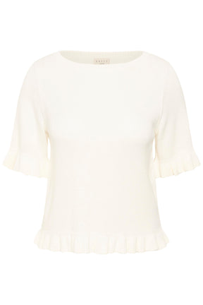 Kaffe Curve Lindsy Top in White 