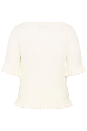 Kaffe Curve Lindsy Top in White 