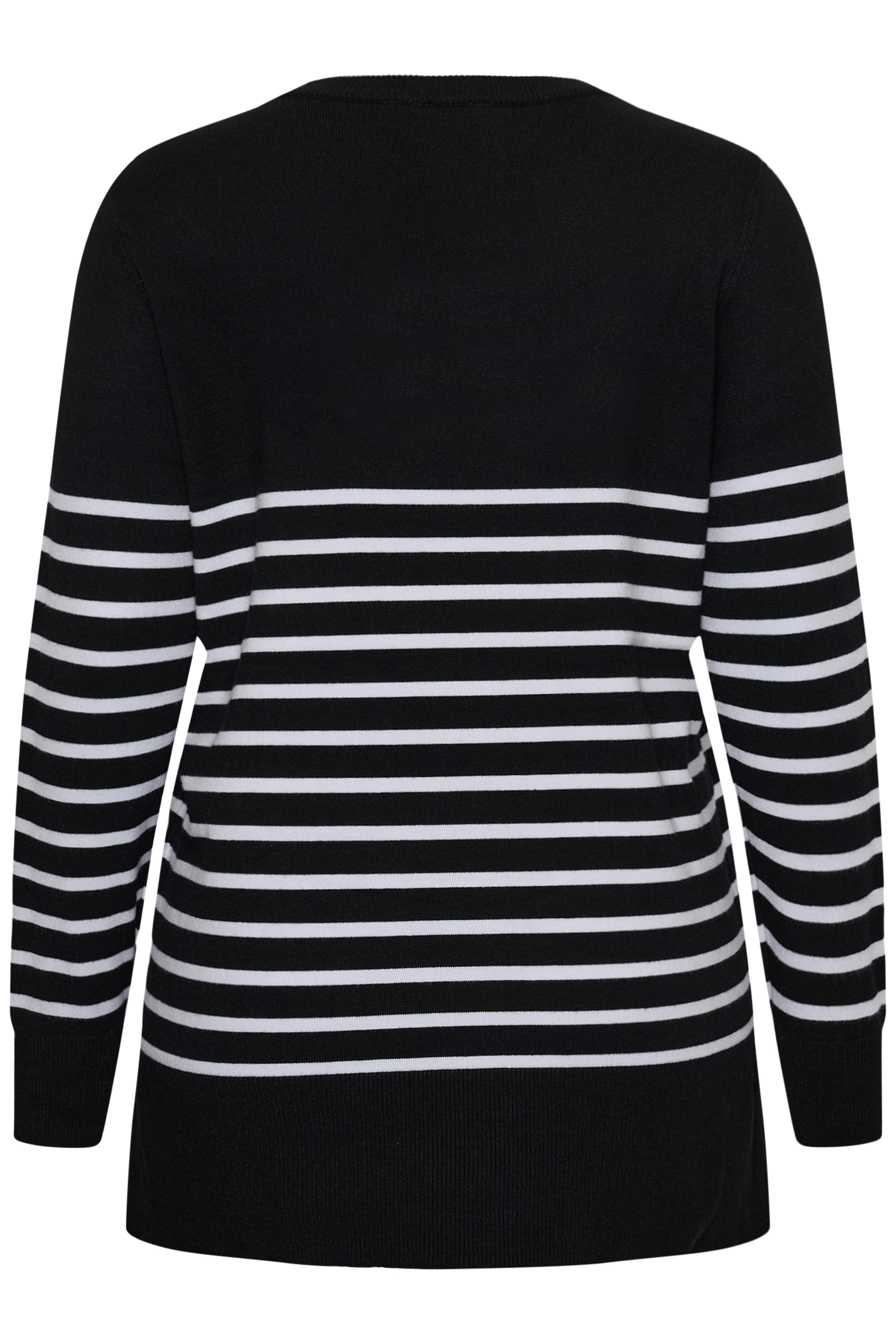 Kaffe Curve Liona Jumper in Black Stripe 