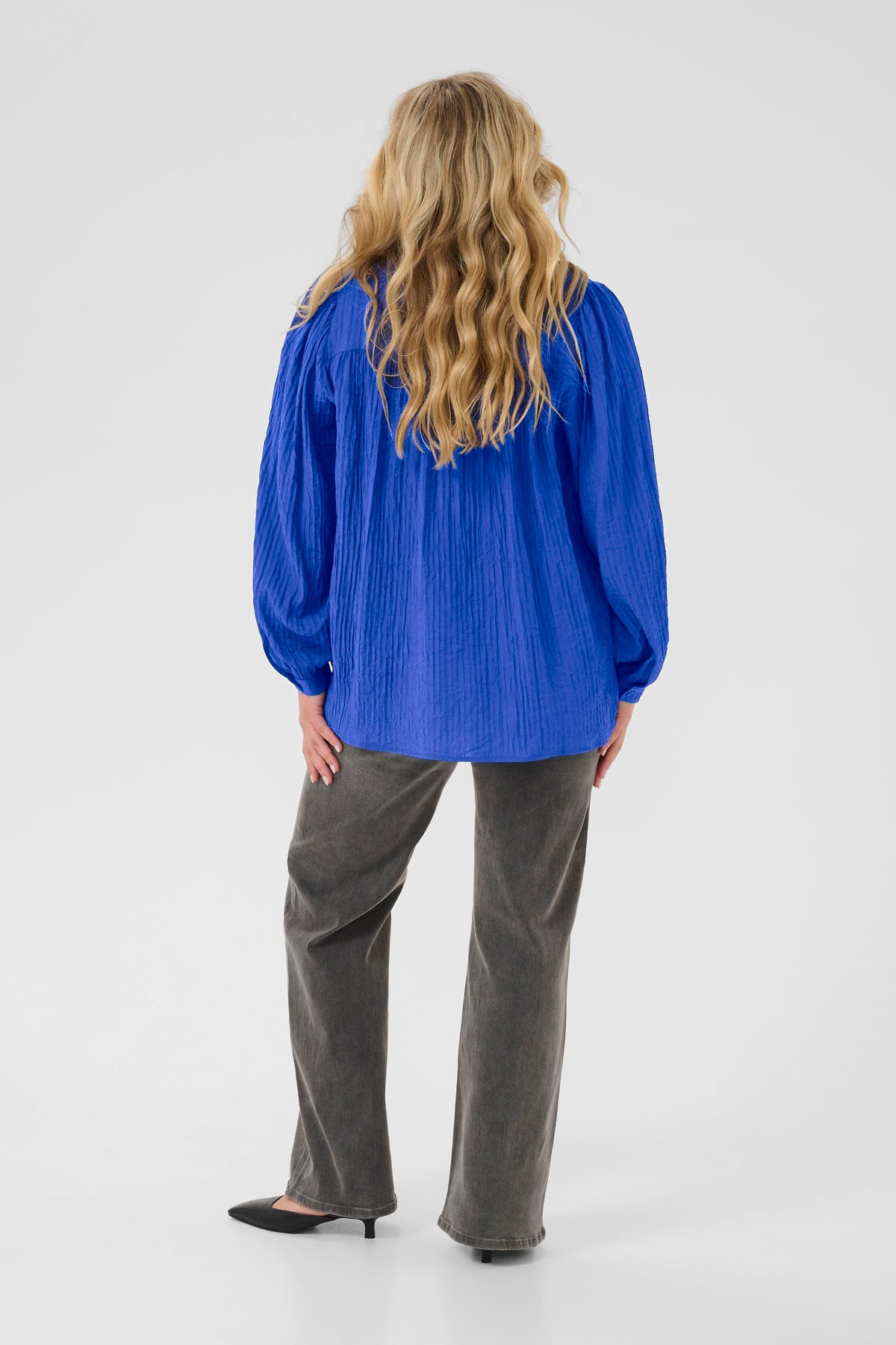 Kaffe Curve Lisana Shirt in Blue