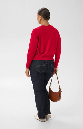 Kaffe Curve Lizzy Batwing Knit in Crimson 