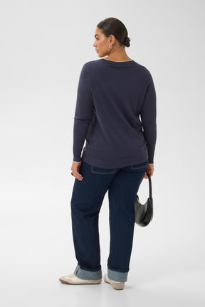 Kaffe Curve Lizzy Jumper in Graphite 