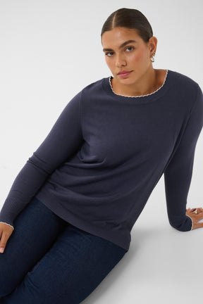 Kaffe Curve Lizzy Jumper in Graphite 
