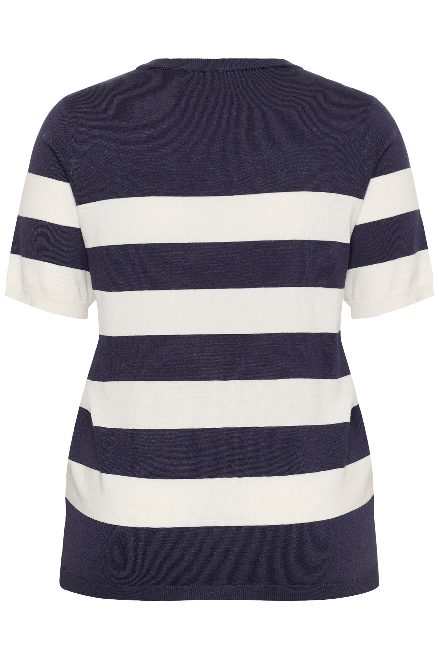 Kaffe Curve Lizzy Knit Top in Graphite Stripe 
