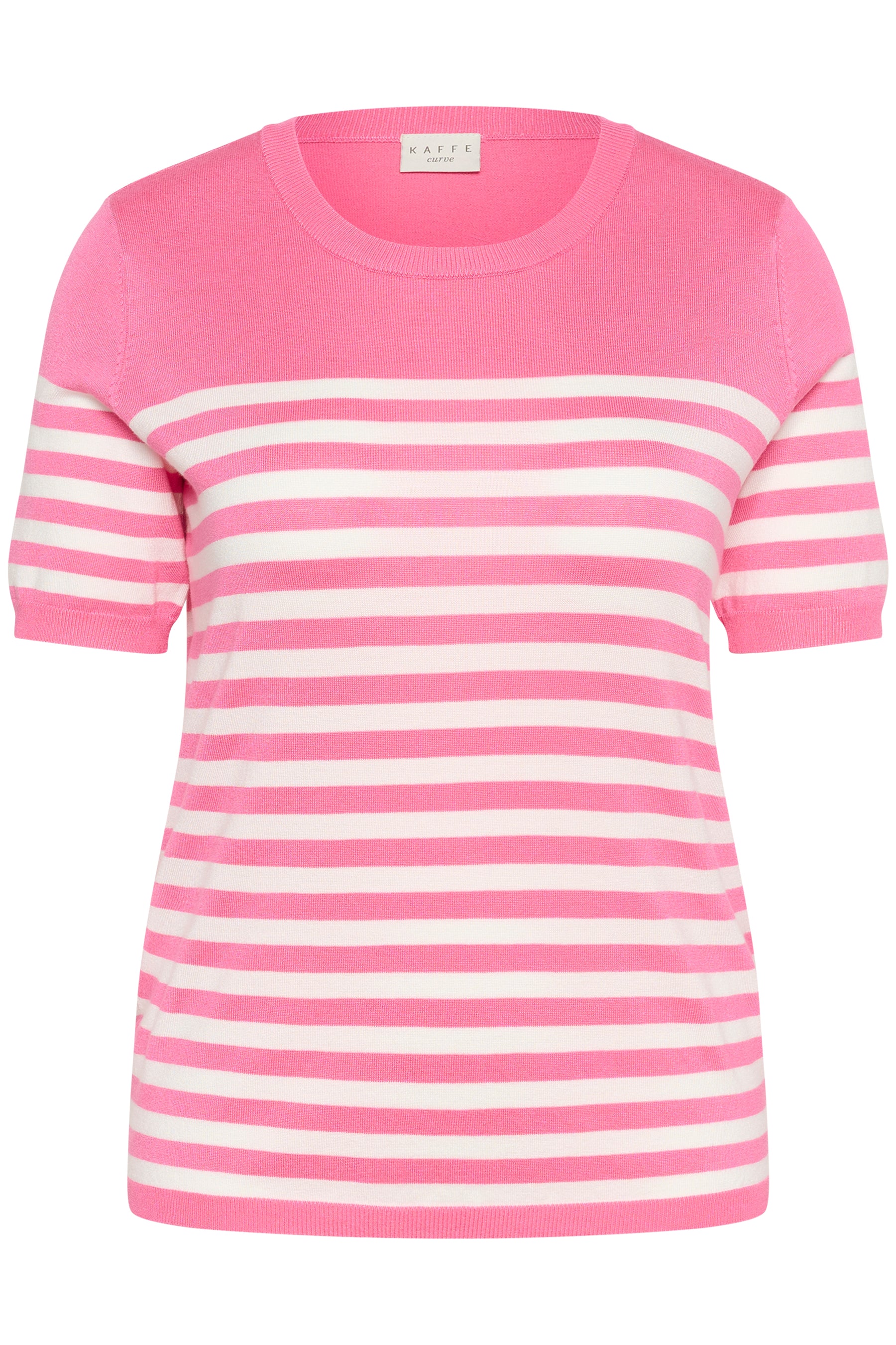 Kaffe Curve Lizzy Knit Top in Pink