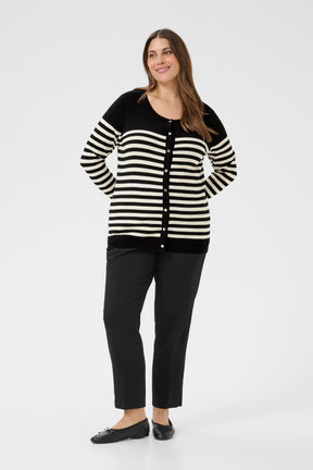 Kaffe Curve Lizzy Striped Cardigan