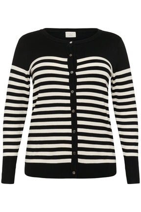 Kaffe Curve Lizzy Striped Cardigan