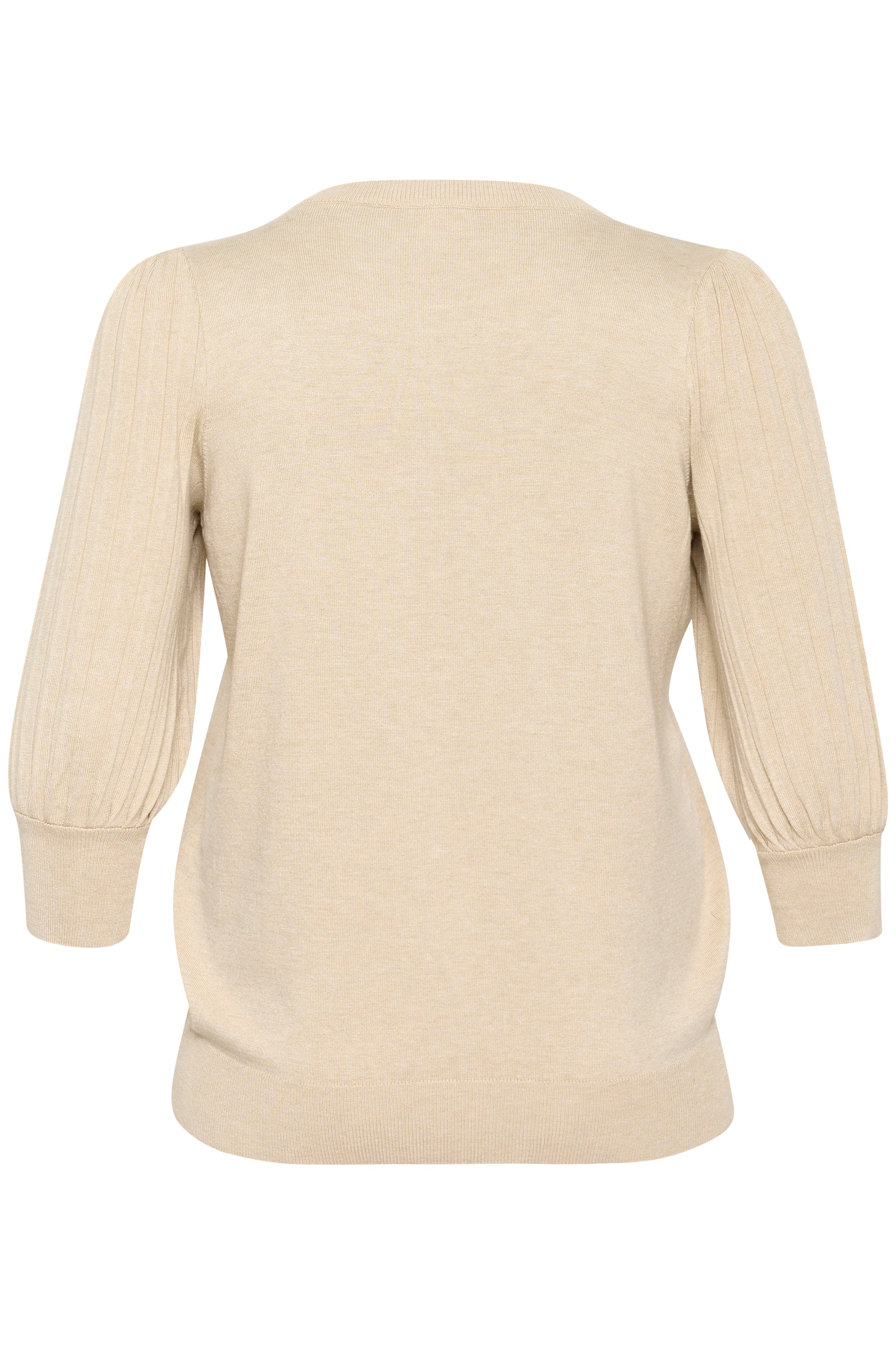  Kaffe Curve Loni Knit Top in Beige