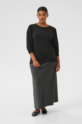 Kaffe Curve Loni Knit in Dark Grey