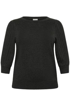 Kaffe Curve Loni Knit in Dark Grey
