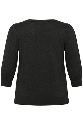 Kaffe Curve Loni Knit in Dark Grey