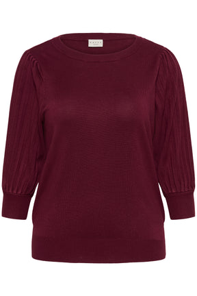 Kaffe Curve Loni Knit in Wine