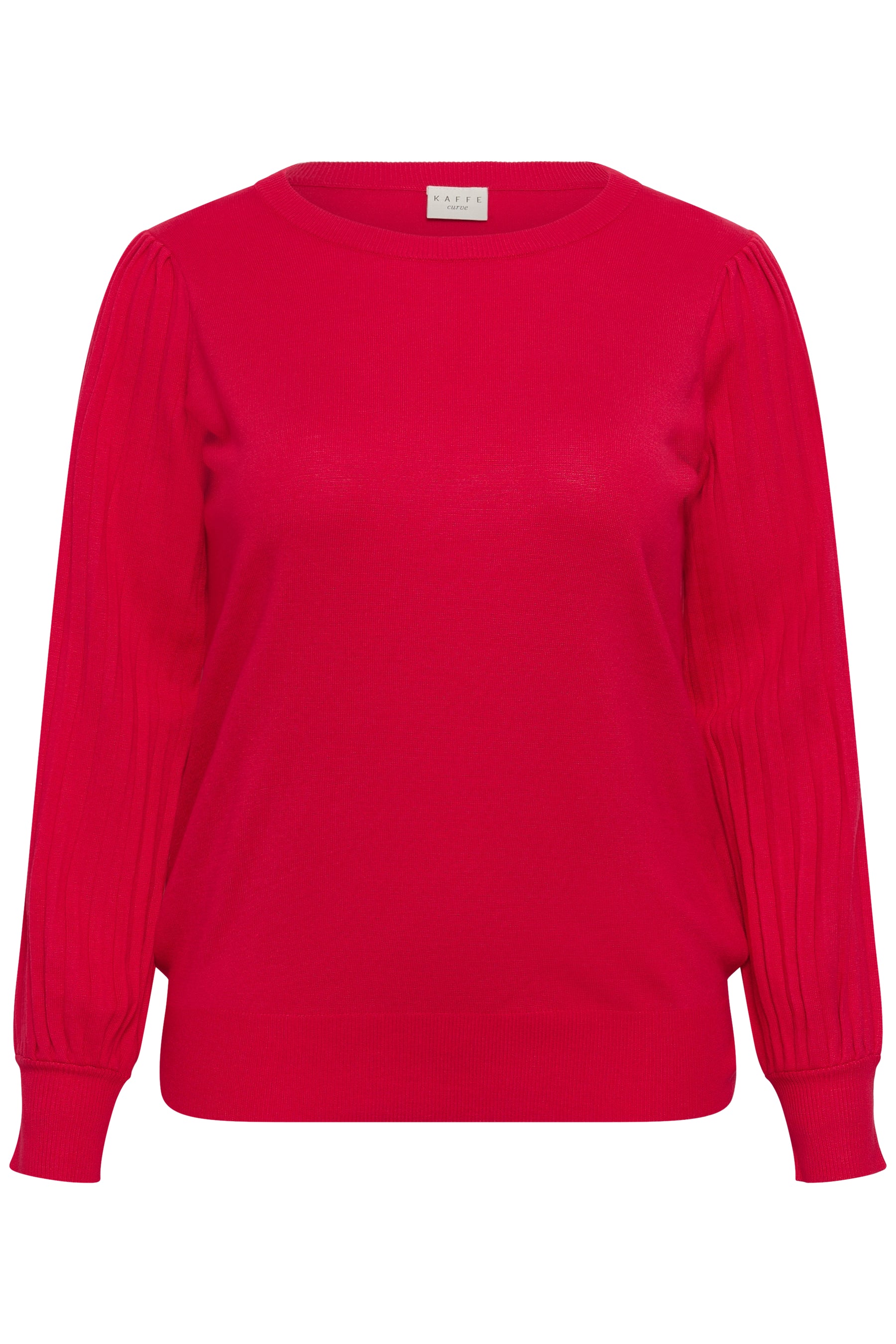 Kaffe Curve Loni L/S Jumper in Crimson 