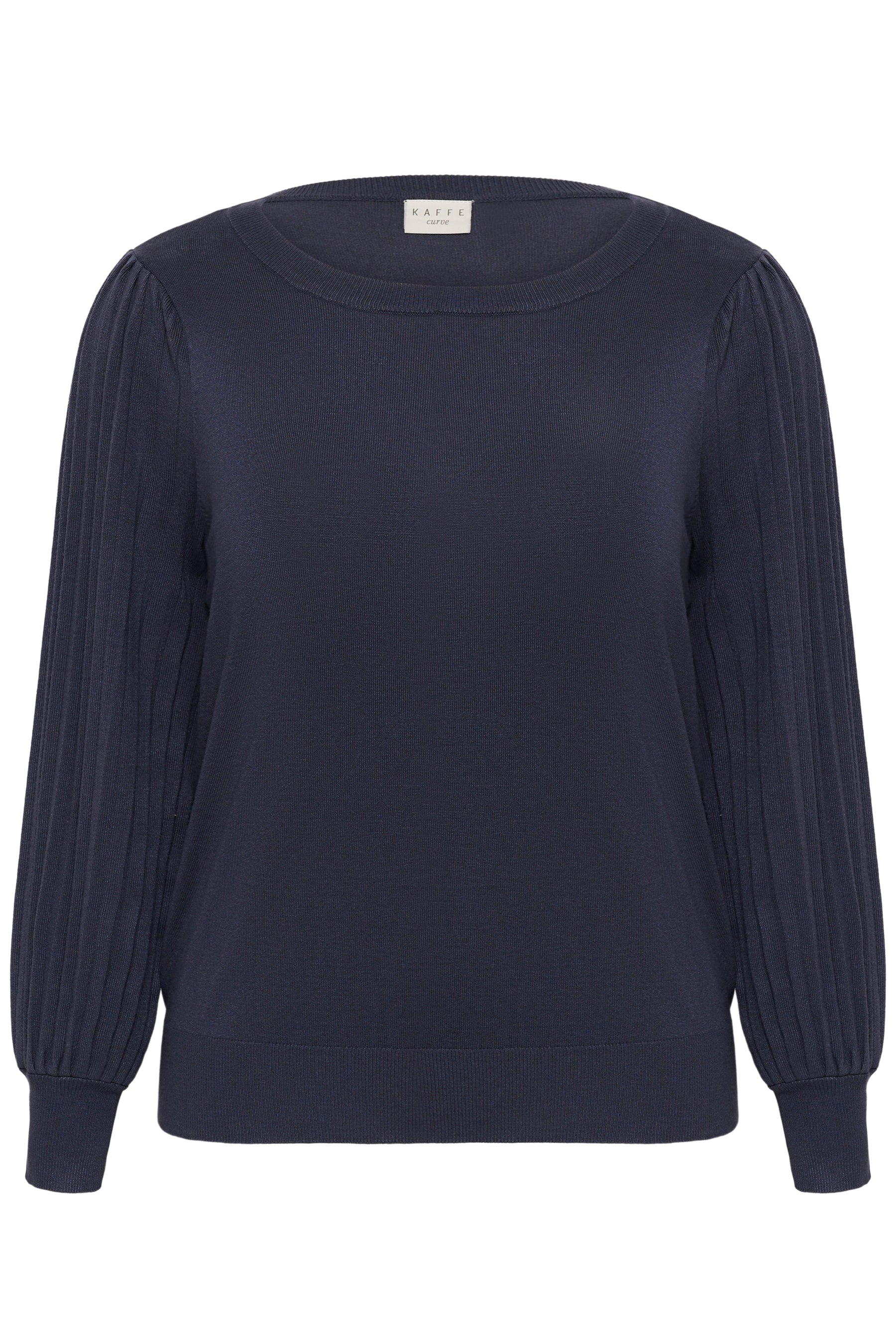Kaffe Curve Loni L/S Jumper in Graphite 
