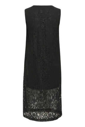 Kaffe Curve Lorani Lace Dress in Black