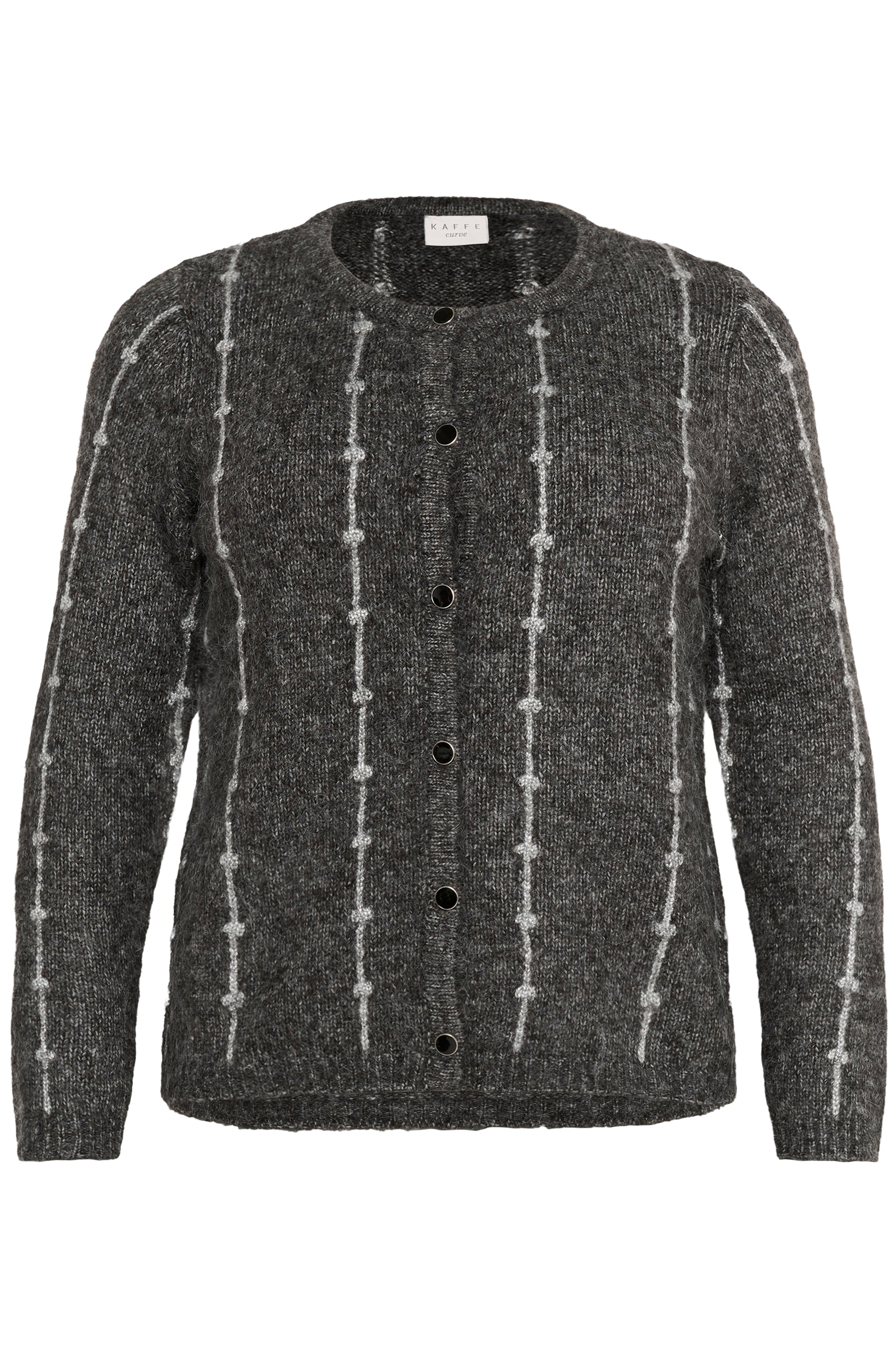 Kaffe Curve Lorenna Cardigan in Grey