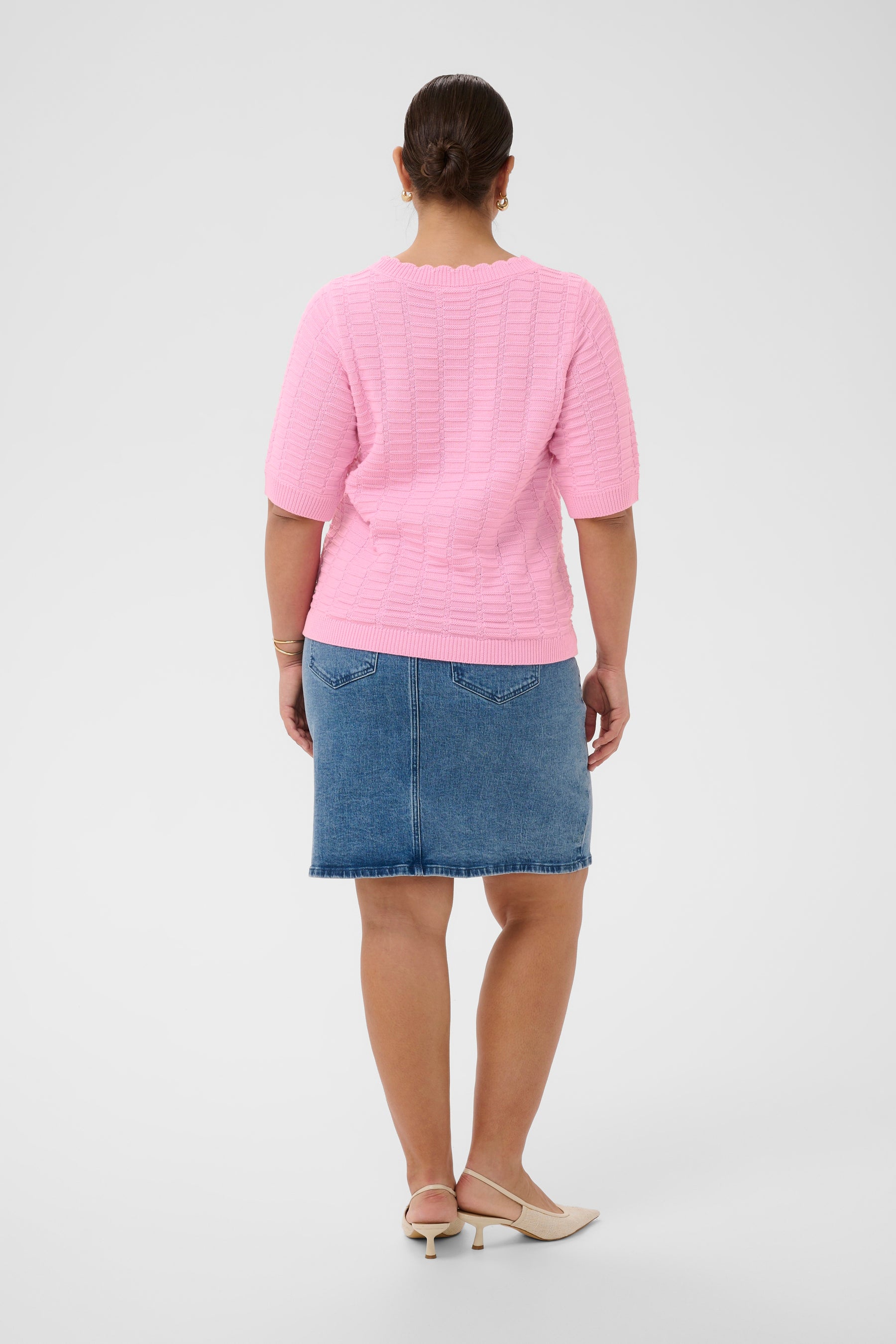 Kaffe Curve Lotia Top in Pink 