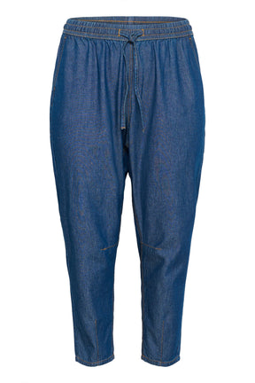 Kaffe Curve Louisa Trousers in Blue