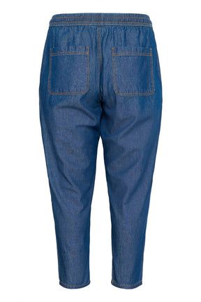 Kaffe Curve Louisa Trousers in Blue