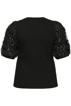 Kaffe Curve Lucinda T-Shirt in Black