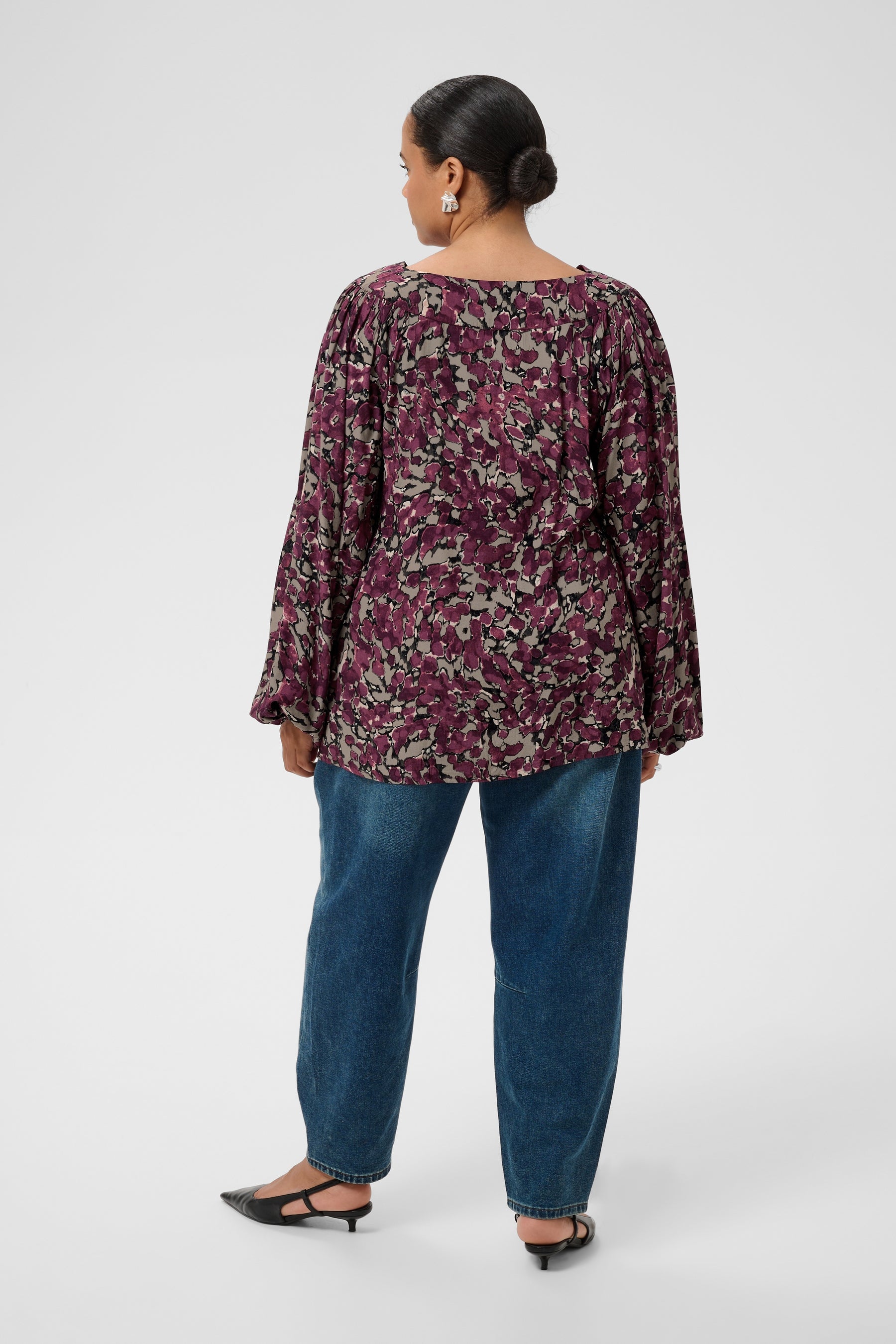 Kaffe Curve Maggie Blouse in Fudge 