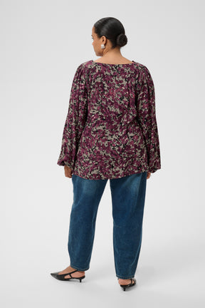 Kaffe Curve Maggie Blouse in Fudge 