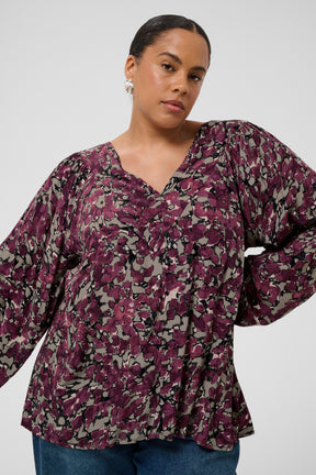 Kaffe Curve Maggie Blouse in Fudge 