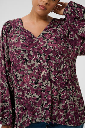 Kaffe Curve Maggie Blouse in Fudge 