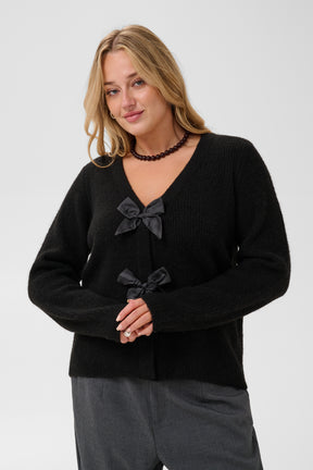 Kaffe Curve Mai Cardigan in Black 
