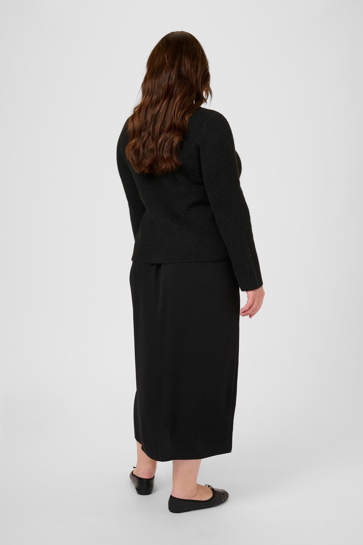 Kaffe Curve Maia Cardigan in Black