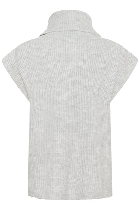 Kaffe Curve Mala Poncho in Grey