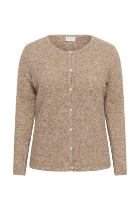Kaffe Curve Malina Cardigan in Beige   
