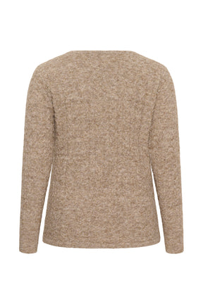 Kaffe Curve Malina Cardigan in Beige  