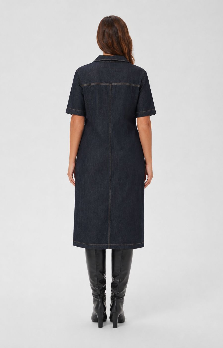Kaffe Curve Mally Denim Dress 