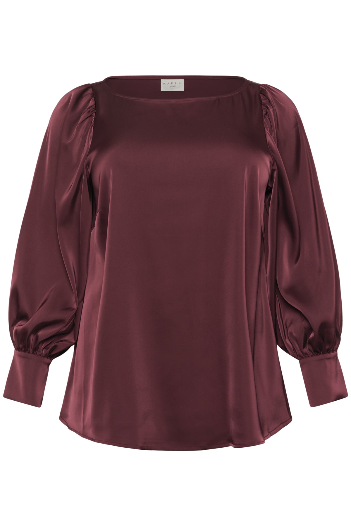 Kaffe Curve Malorie Blouse in Wine