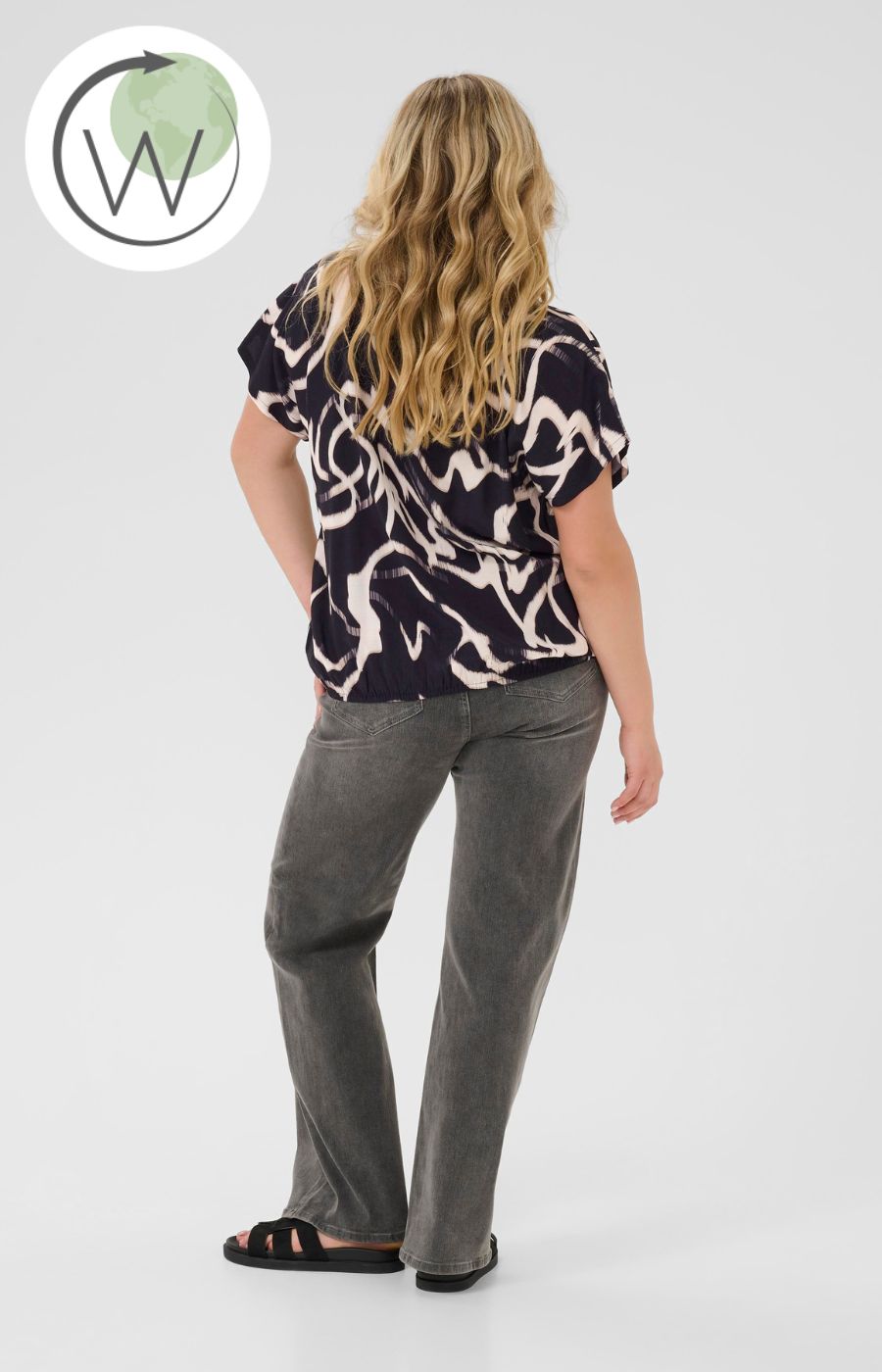 Kaffe Curve Maren Blouse in Black