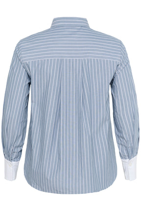 Kaffe Curve Melina Shirt in Blue
