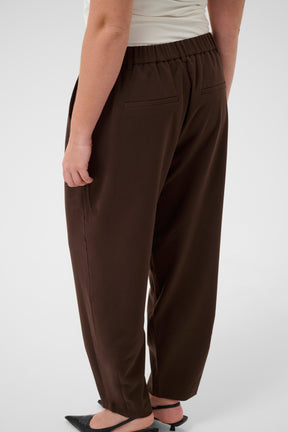 Kaffe Curve Merla Trousers in Brown 
