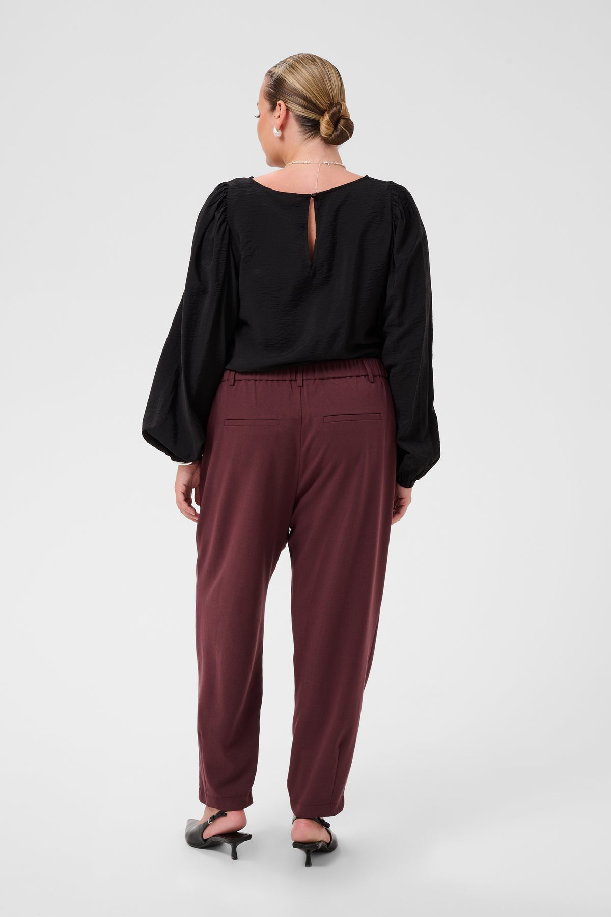 Kaffe Curve Merla Trousers in Fudge 