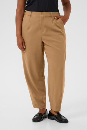 Kaffe Curve Merla Trousers in Tan