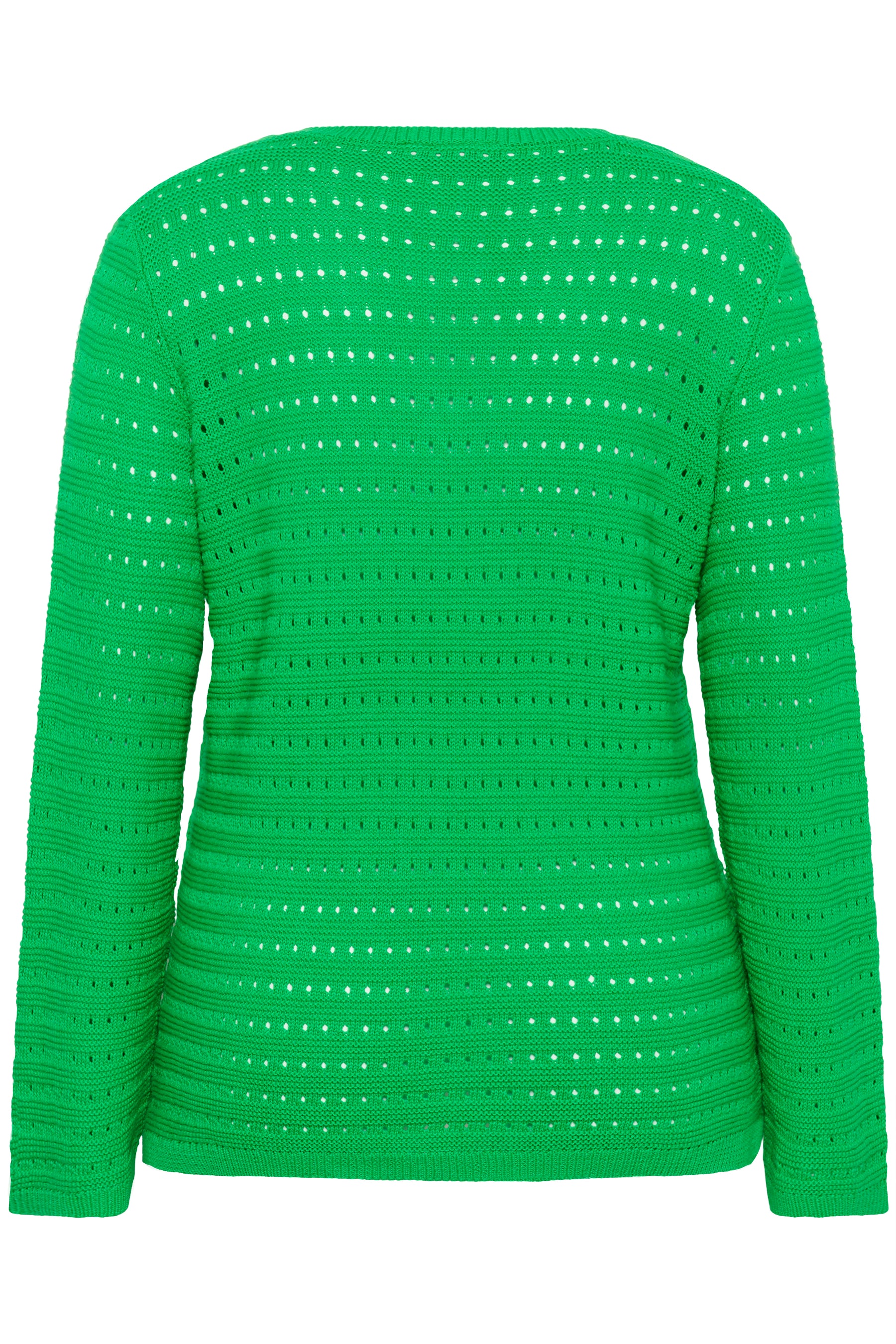 Kaffe Curve Metty V-Neck Jumper in Green