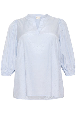 Kaffe Curve Milana Blouse in Blue