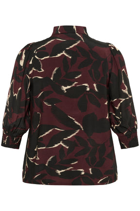 Kaffe Curve Milana Shirt in Wine