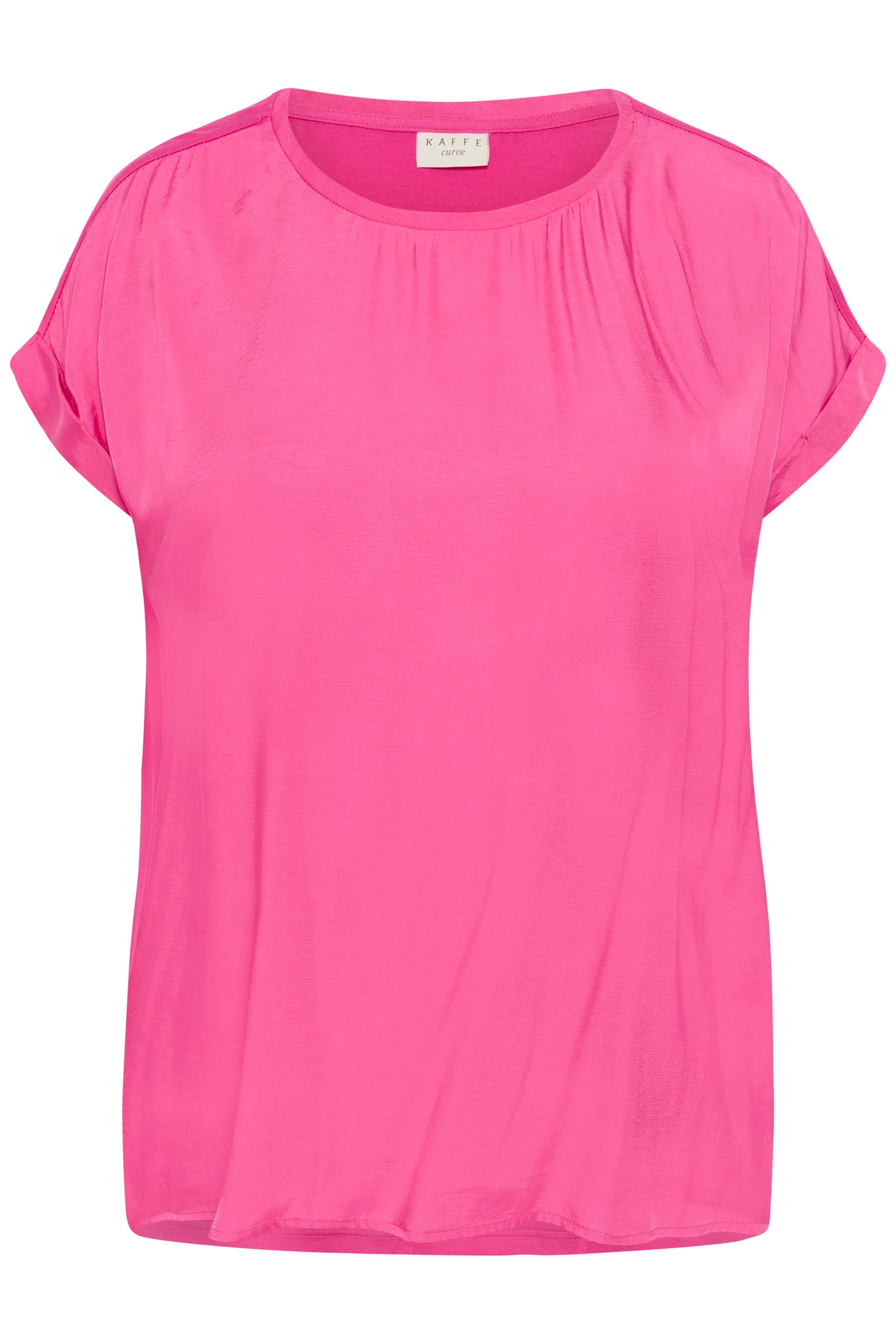 Kaffe Curve Milia Blouse in Fuchsia 