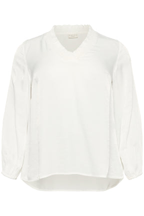 Kaffe Curve Milia Blouse in White