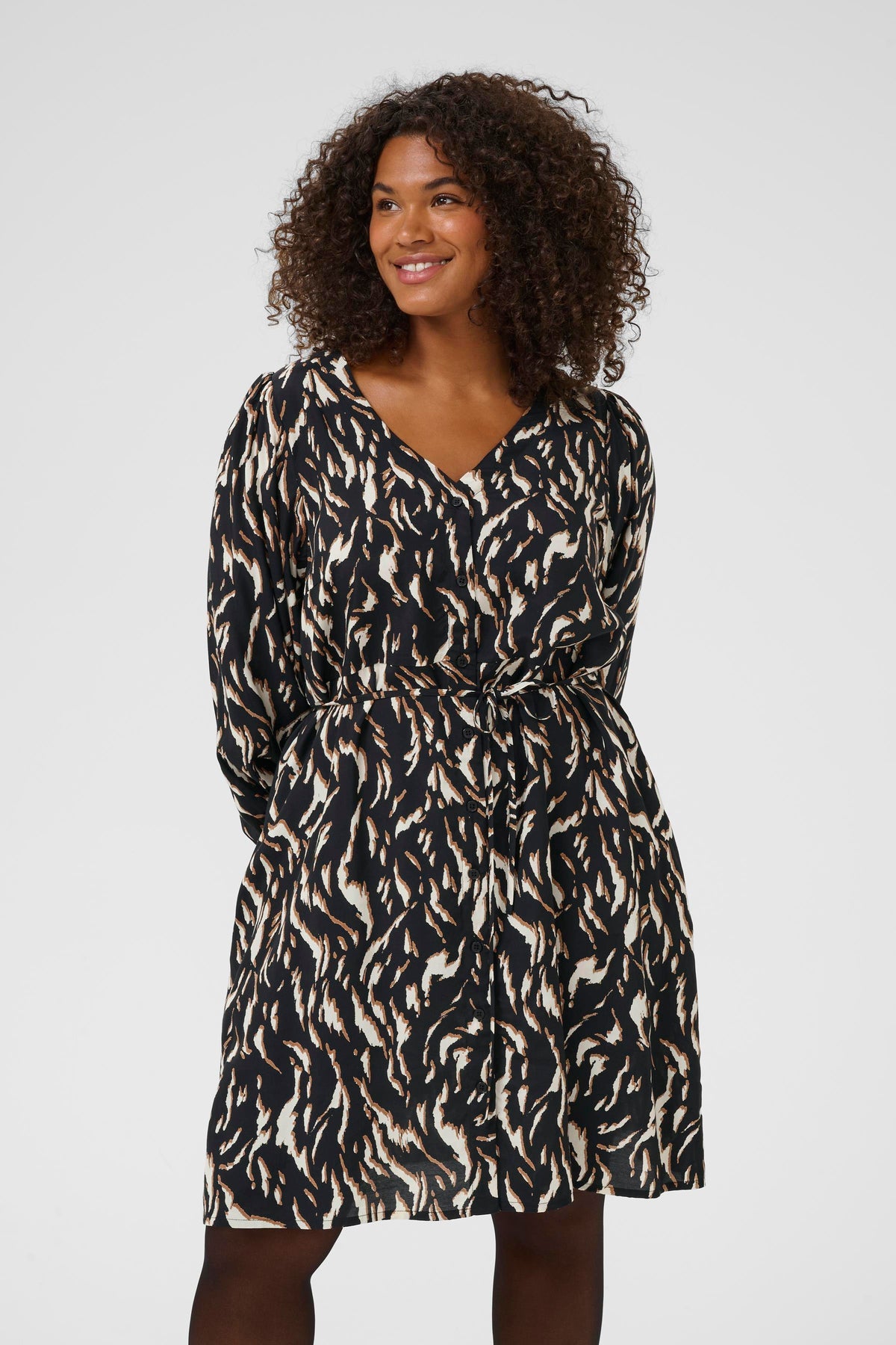 Kaffe Curve Milina Dress in Black