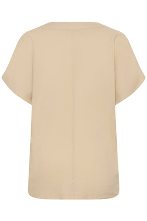 Kaffe Curve Mille Blouse in Feather Gray  