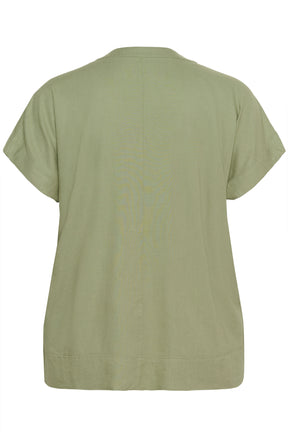 Kaffe Curve Mille Blouse in Khaki