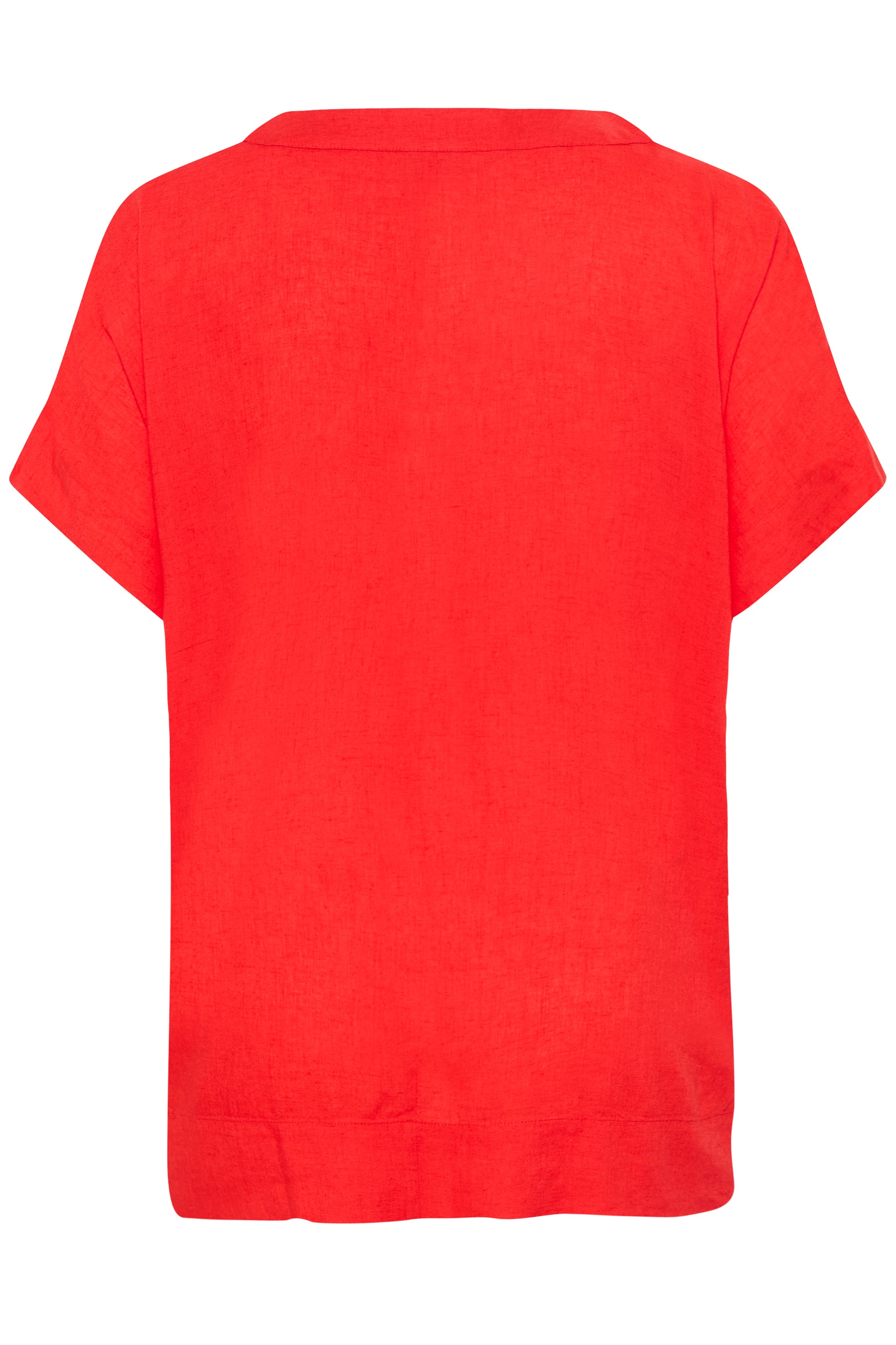 Kaffe Curve Mille Blouse in Poppy Red  