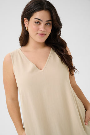 Kaffe Curve Millie Dress Beige
